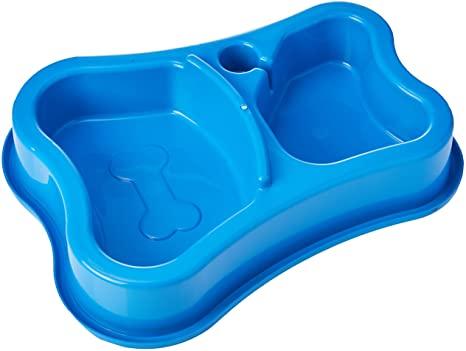 COMEDOURO BEBEDOURO CAES MEDIO AZUL