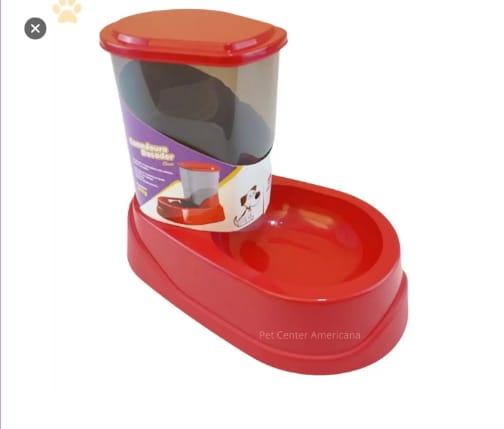 COMEDOURO DOSADOR VERMELHO 1UND