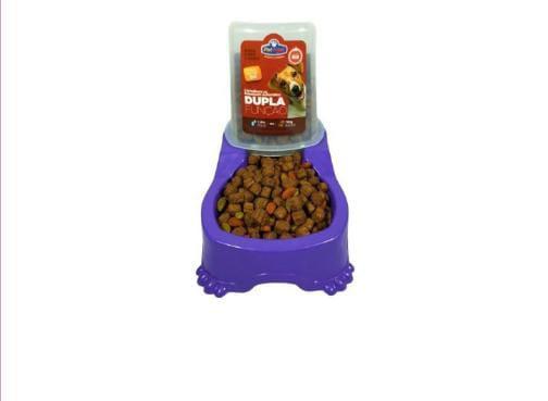 COMEDOURO DUPLA FUNCAO LILAS 1UND