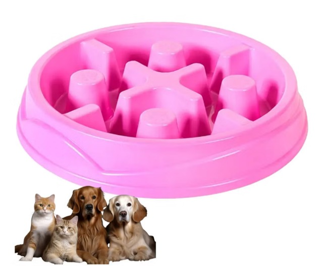 COMEDOURO EDUCATIVO ANTI STRESS ROSA