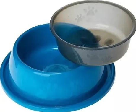 COMEDOURO FACILITY FILHOTES AZUL 4X1