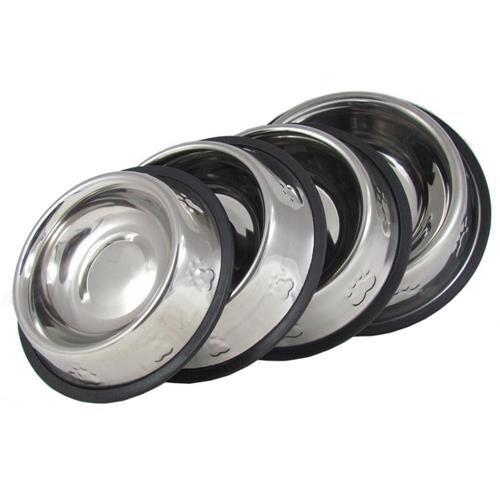 COMEDOURO INOX PEQUENO UND 480 ML 1UND (3X)