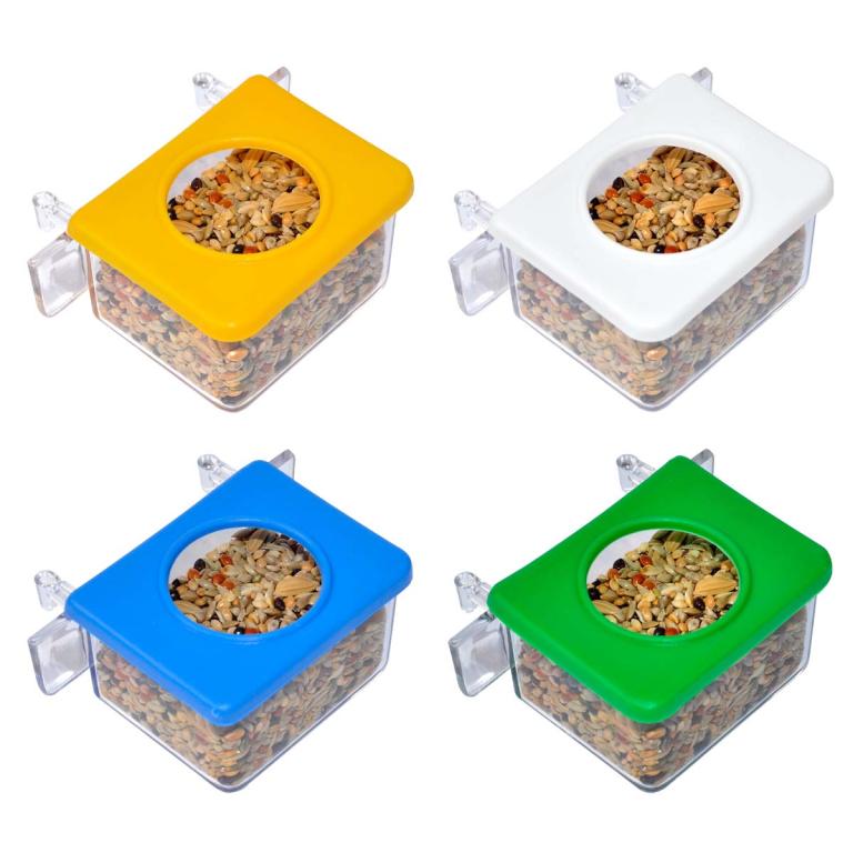 COMEDOURO PASSARO 1 FURO GANCHO 1UND (12X)