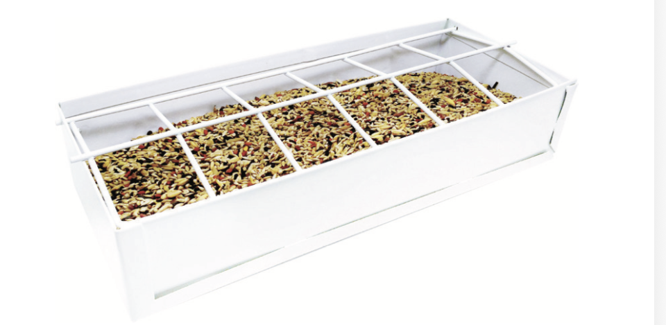 COMEDOURO PASSARO ACO BICO TORTO 800ML UND