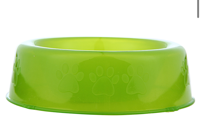 COMEDOURO PEROLIZADO MEDIO 1100ML VERDE