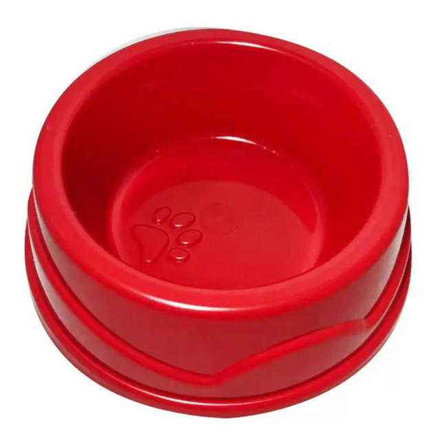 COMEDOURO PLASTICO FOUR GRANDE VERMELHO 1000ML