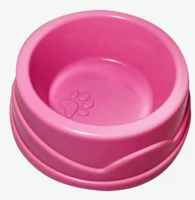 COMEDOURO PLASTICO FOUR PEQUENO ROSA 300ML