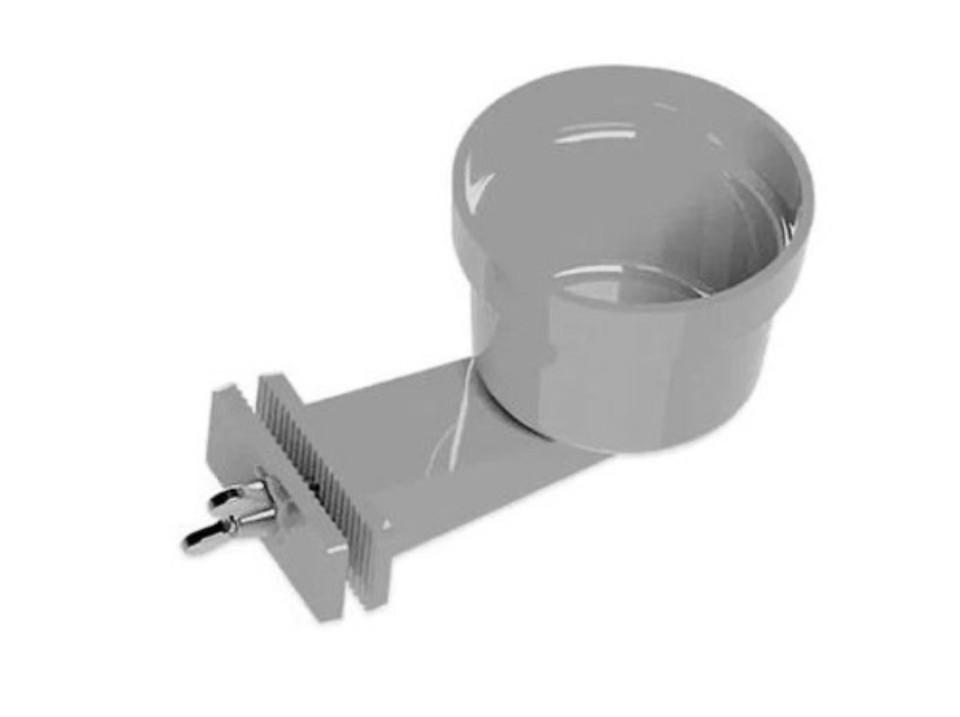 COMEDOURO STRONG ACOPLAVEL CINZA 500ML