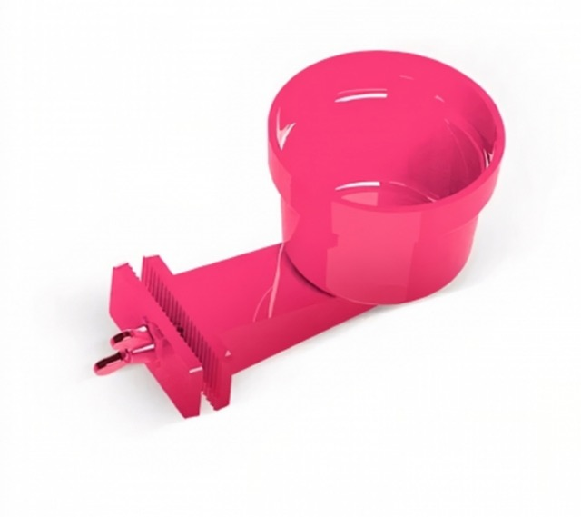 COMEDOURO STRONG ACOPLAVEL ROSA 500ML