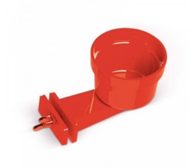 COMEDOURO STRONG ACOPLAVEL VERMELHO 500ML