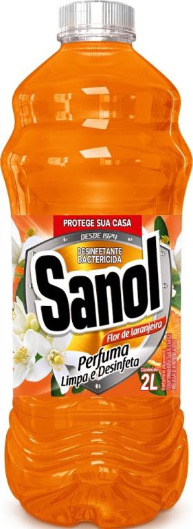 DESINFETANTE SANOL FLOR DE LARANJEIRA 2LT
