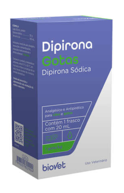 DIPIRONA GOTAS BIOVET 20ML