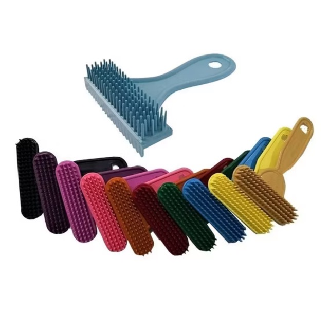 ESCOVA PLASTICA RASTELO CERDAS ALTA