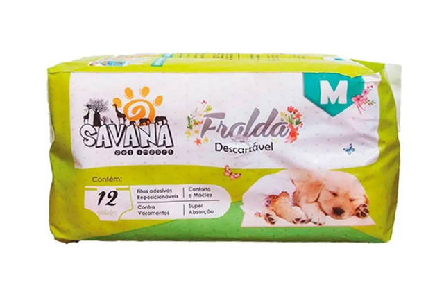 FRALDA DESCARTAVEL FEMEA MEDIA 12UND