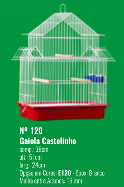 GAIOLA CASTELINHO EPOX E120