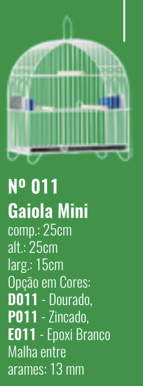 GAIOLA MINI ARAME P011