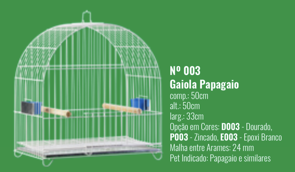 GAIOLA PAPAGAIO 03