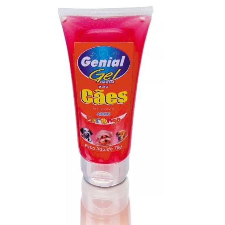 GEL DENTAL MORANGO 70GR