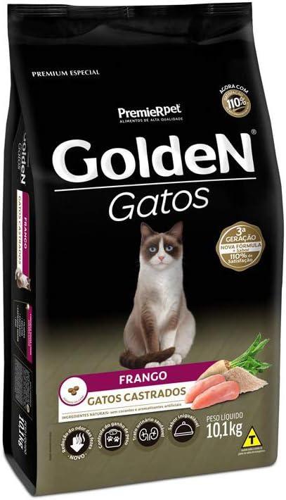 GOLDEN GATO CASTRADO FRANGO 10.1 KG