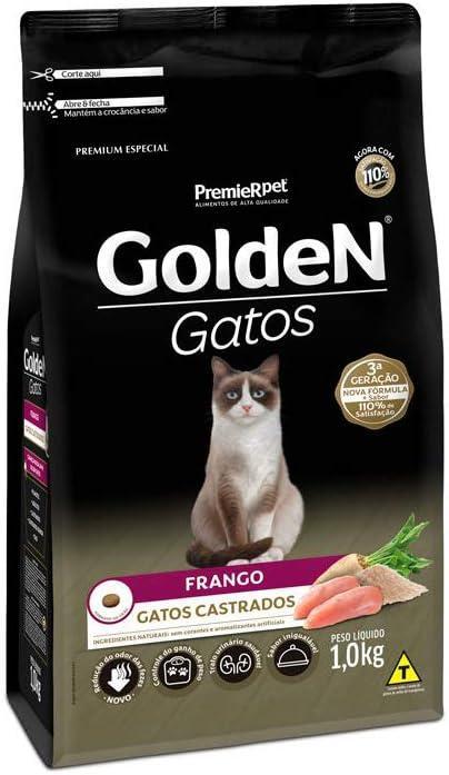 GOLDEN GATO CASTRADO FRANGO 1KG