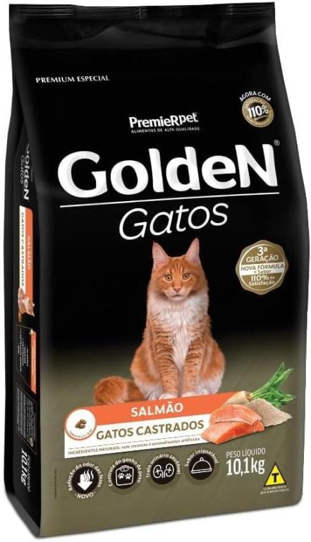 GOLDEN GATO CASTRADO SALMAO 10,1KG