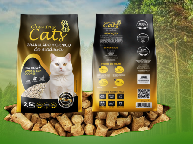 CLEANING CATS GRANULADO MADEIRA 2.5KG