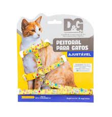 GUIA PEITORAL GATO SEDA