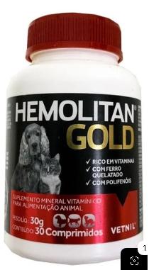 HEMOLITAN GOLD 30 COMPRIMIDOR