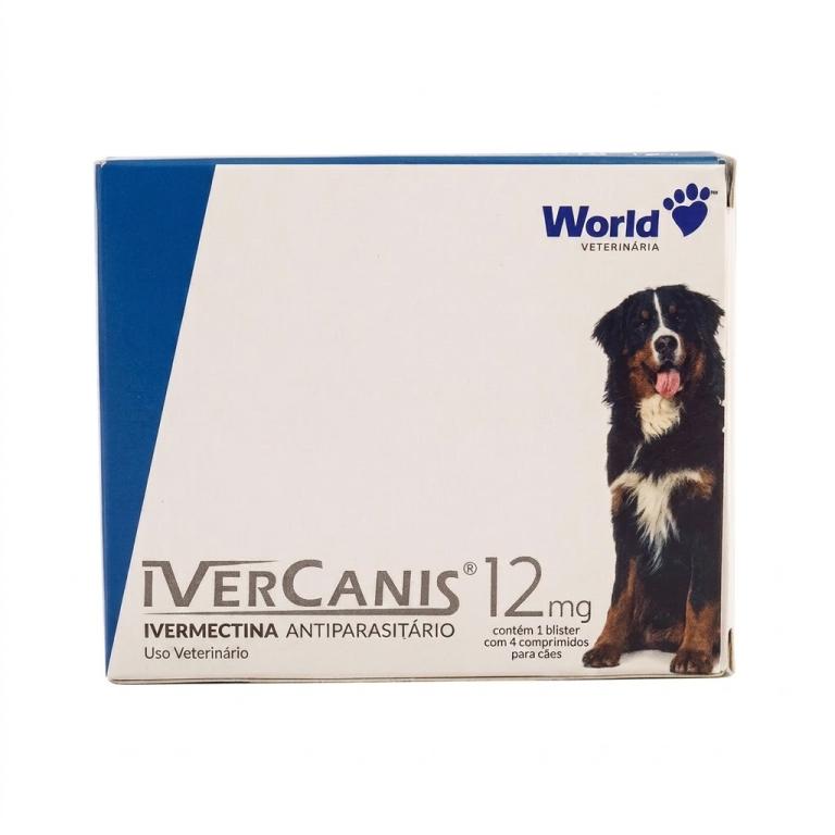 IVERCANIS 12MG 4 COMPRIMIDOS