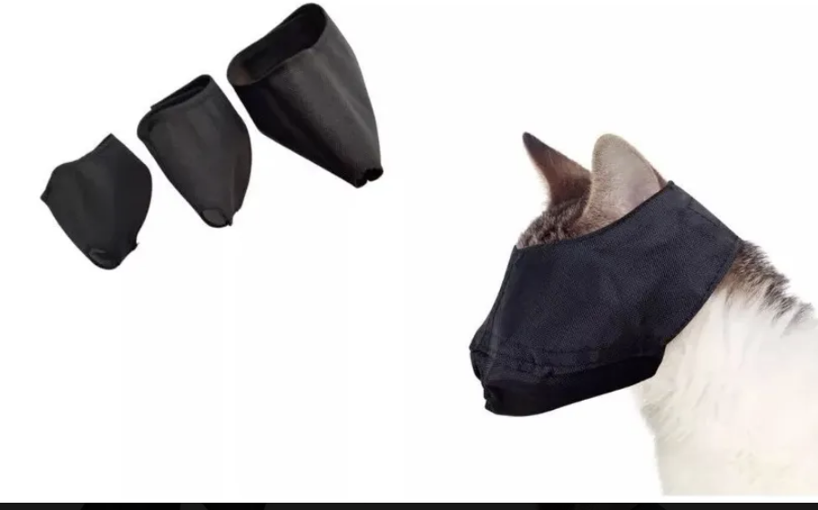 JOGO MASCARA DE GATO P/M/G R&M