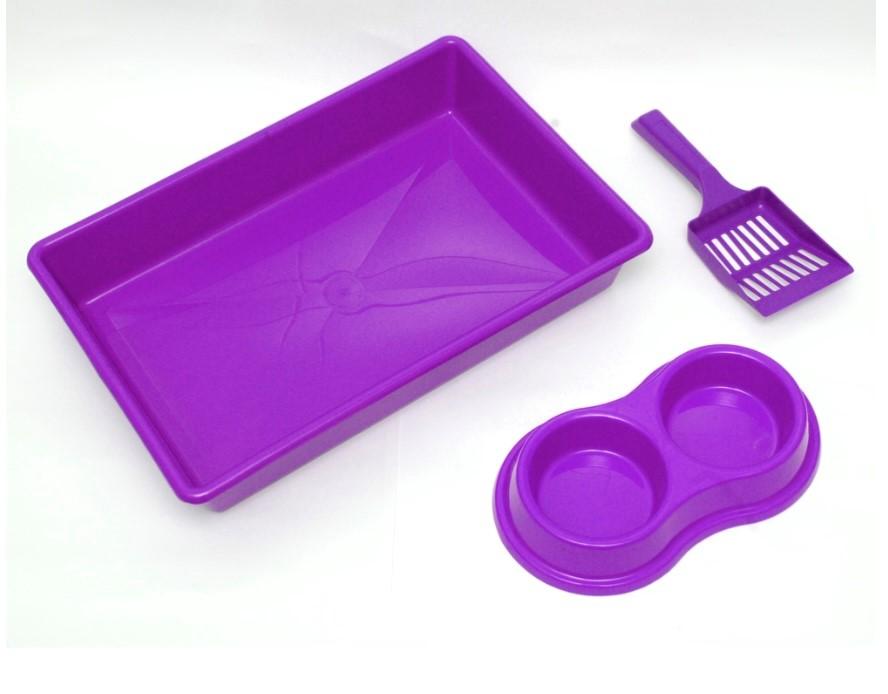 KIT BANDEJA COLOR LILAS 44CX30LX7.5A CM
