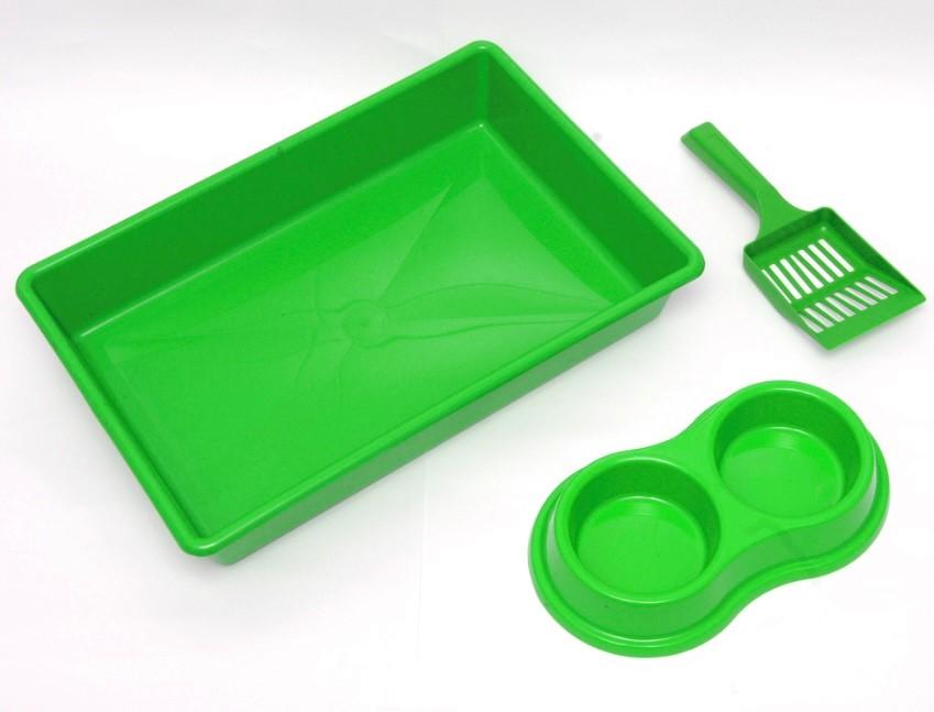 KIT BANDEJA COLOR VERDE 44CX30LX7.5A CM