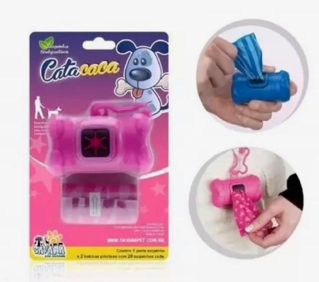 KIT CATA CACA ROSA 2 BOBINAS 20SACO 1UND