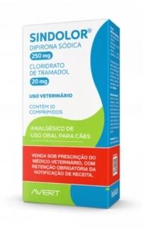 SINDOLOR 250MG 20MG 10 COMPRIMIDO