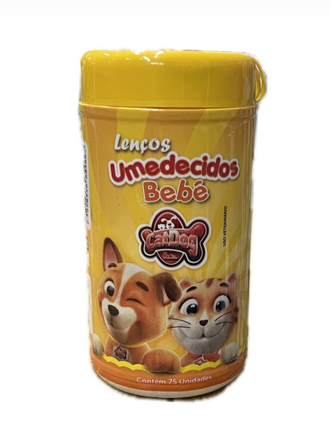 LENCO UMEDECIDO BEBE 75UND CATDOG