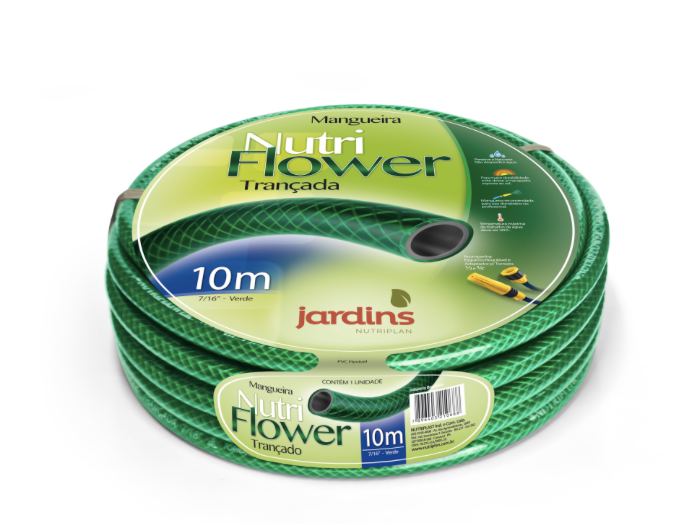 MANGUEIRA 10 MT TRANCADA NUTRIFLOWER 7/16X2MM