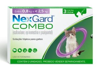 NEXGARD GATO P 800GR A 2,5KG 0.3ML CADA PIPETA
