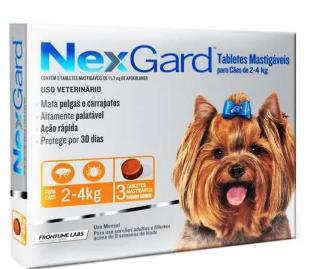 NEXGARD P 2-4KG 0,5GR CADA COMPRIMIDO