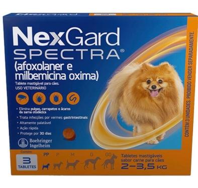 NEXGARD SPECTRA PP 2.3-5KG CADA COMPRIMIDO