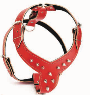 PEITOIRAL COURO EM Y COM PINO