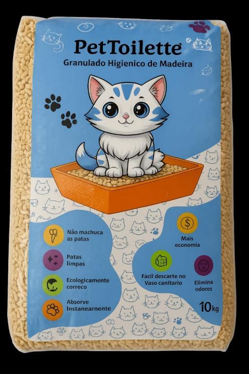 PETTOILETE GRANULADO MADEIRA 20 KG