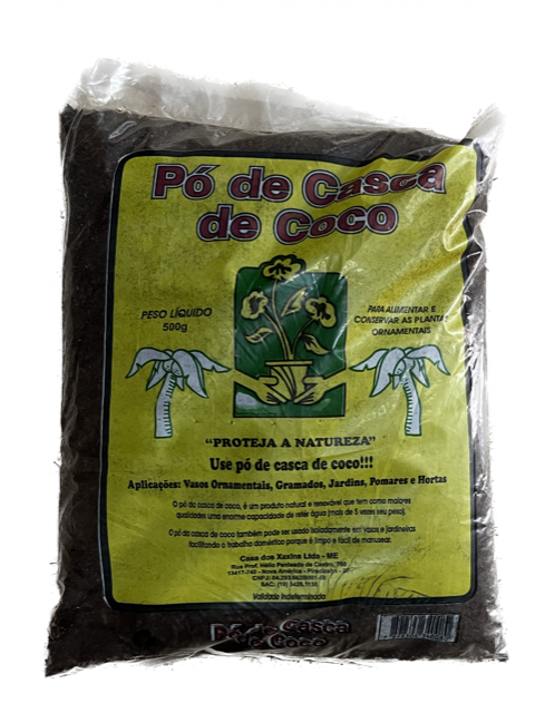 PO DE CASCA DE COCO 500GR