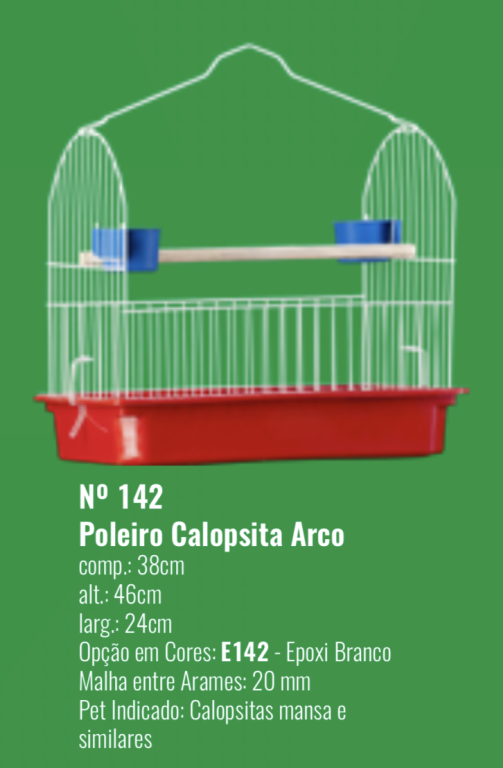 POLEIRO CALOPSITA ARCO EP E142
