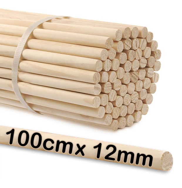 POLEIRO MADEIRA 12MM 1 MT