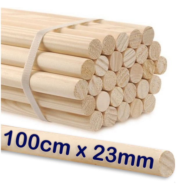 POLEIRO MADEIRA 23MM 1 MT