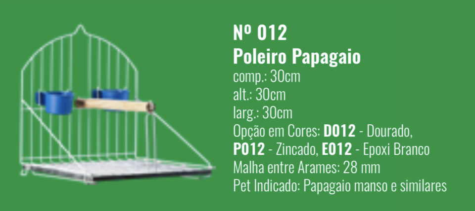 POLEIRO PAPAGAIO P012