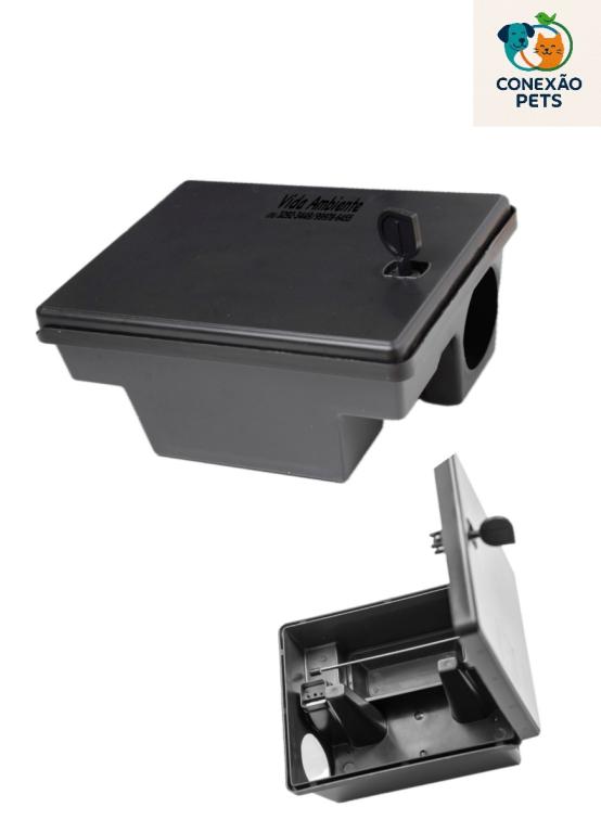 PORTA ISCA RATICIDA PLASTICO UNO TRAP BOX 1UND