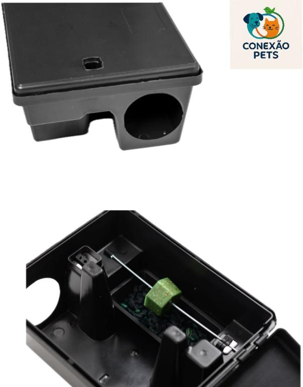 PORTA ISCA RATICIDA PLASTICO UNO TRAP BOX 1UND