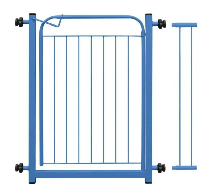 PORTAO DE PROTECAO AZUL COM EXTENSOR