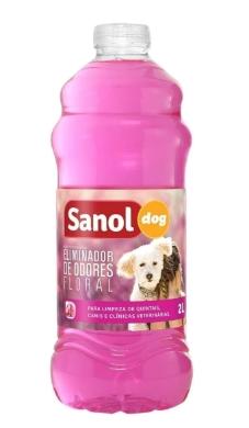 SANOL DOG ELIMINADOR DE ODOR FLORAL 2 LT